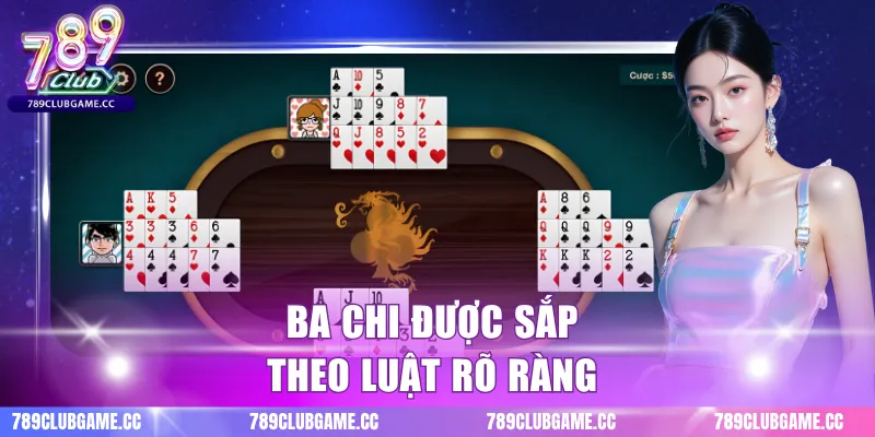 Ba chi được sắp theo luật rõ ràng