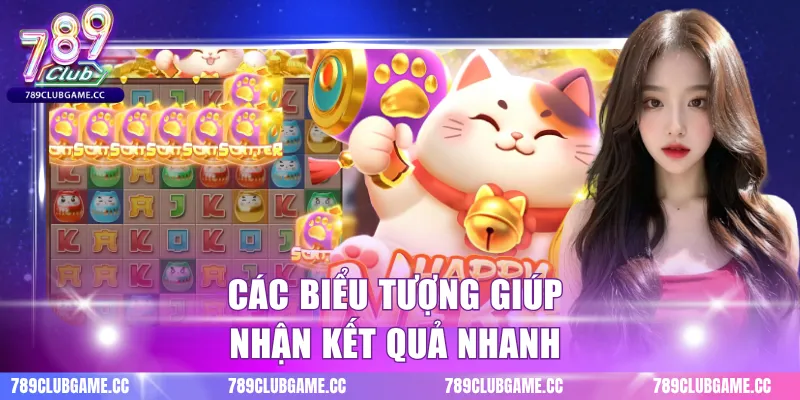 Các biểu tượng giúp nhận kết quả nhanh