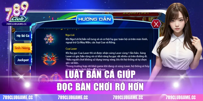 Luật bắn cá giúp đọc bàn chơi rõ hơn