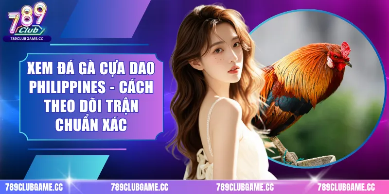 Xem Đá Gà Cựa Dao Philippines - Cách Theo Dõi Trận Chuẩn Xác